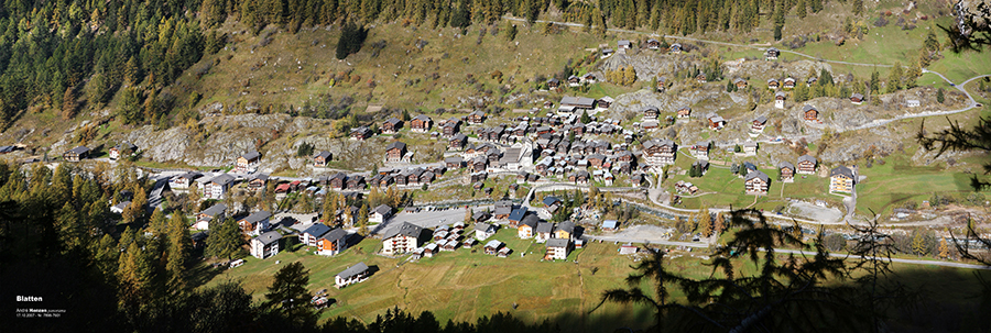 Panorama Gemeinde Blatten/VS